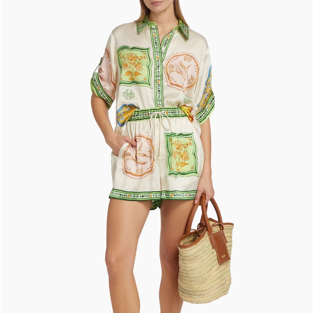 Alémais

Hotel Paradiso Porcelain Silk Shirt